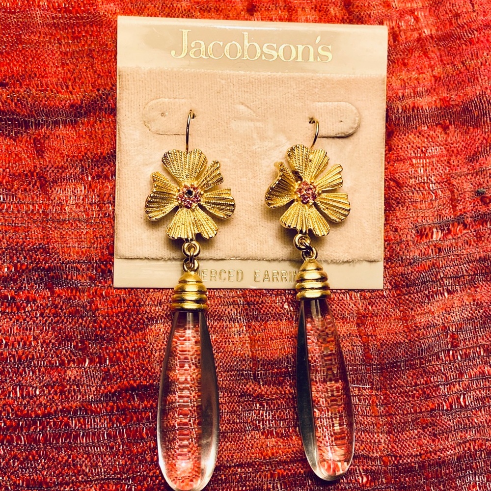 Pierced drop earrings by Jacobson’s
